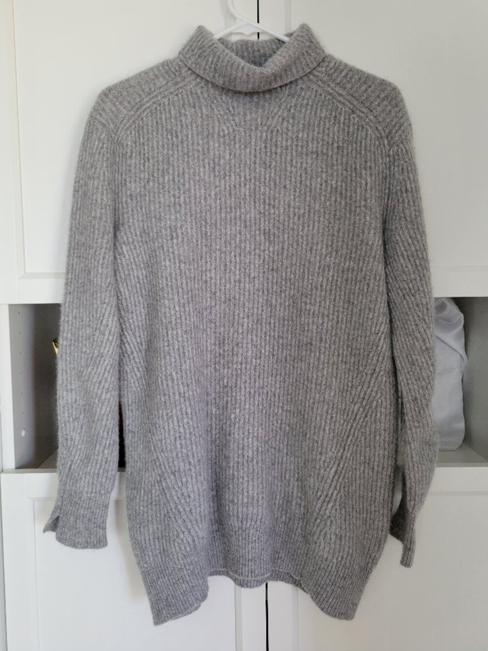 Rag and Bone Light Gray Turtleneck 100% Cashmere Sweater NWOT! Size XS